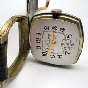 J Riveria Watch Gold Vintage